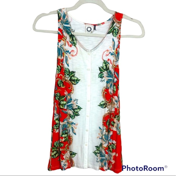 ANTHROPOLOGY Akimi & Kin Lightweight Floral Top size XS - Picture 1 of 9